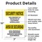 Signmission Electronic Surveillance Bilingual OSHA Security Notice Sign, Aluminum, 7in W x 10in L, 2PK OS-2PACK-SN-A-710-L-11532 - alternate 4